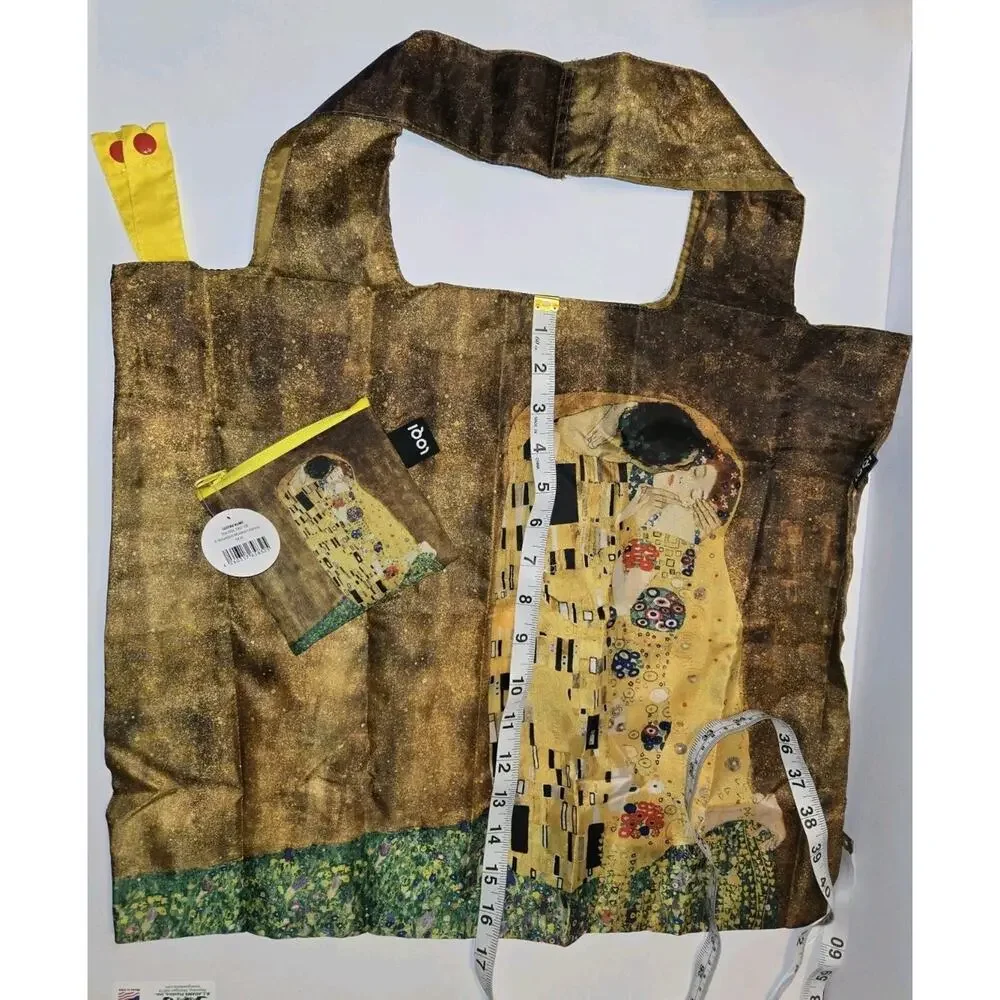 LOQI Museum Collection Tote Bag The Kiss Gustav Klimt NWT Comes with A Pouch